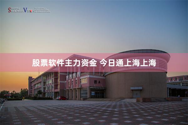 股票软件主力资金 今日通上海上海