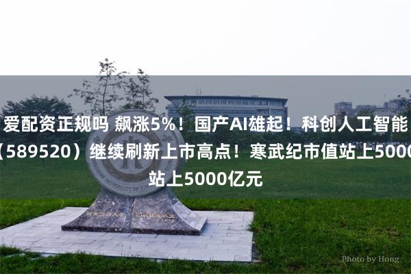 爱配资正规吗 飙涨5%！国产AI雄起！科创人工智能ETF（589520）继续刷新上市高点！寒武纪市值站上5000亿元